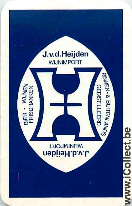 Single Swap Playing Cards Alcohol J.V.D. Heijden Wine (PS05-22B) - Click Image to Close