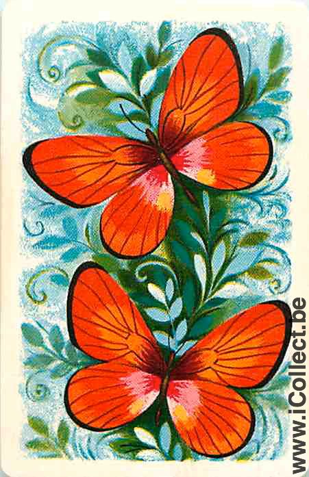 Single Playing Cards Animal Butterfly (PS08-48B)
