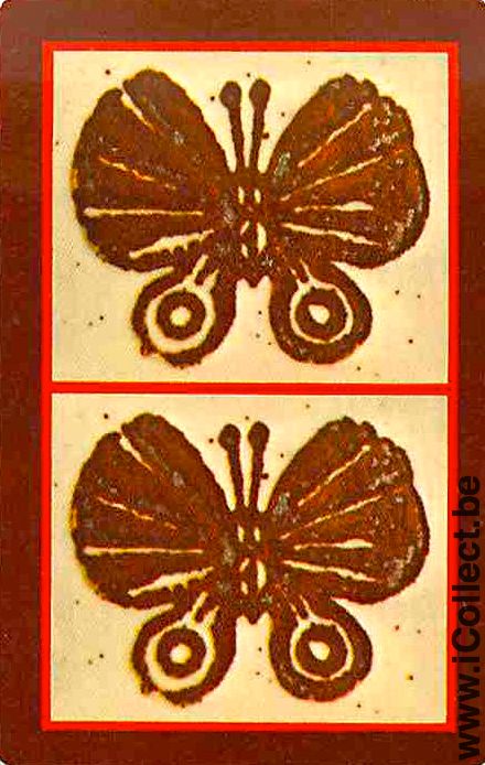Single Playing Cards Animal Butterfly (PS08-48F) - Click Image to Close