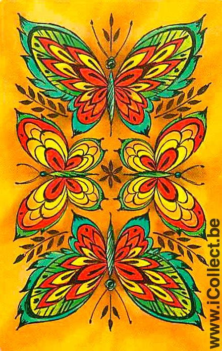 Single Swap Playing Cards Animal Butterfly (PS08-48H)