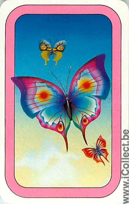 Single Swap Playing Cards Animal Butterfly (PS04-59E) - Click Image to Close