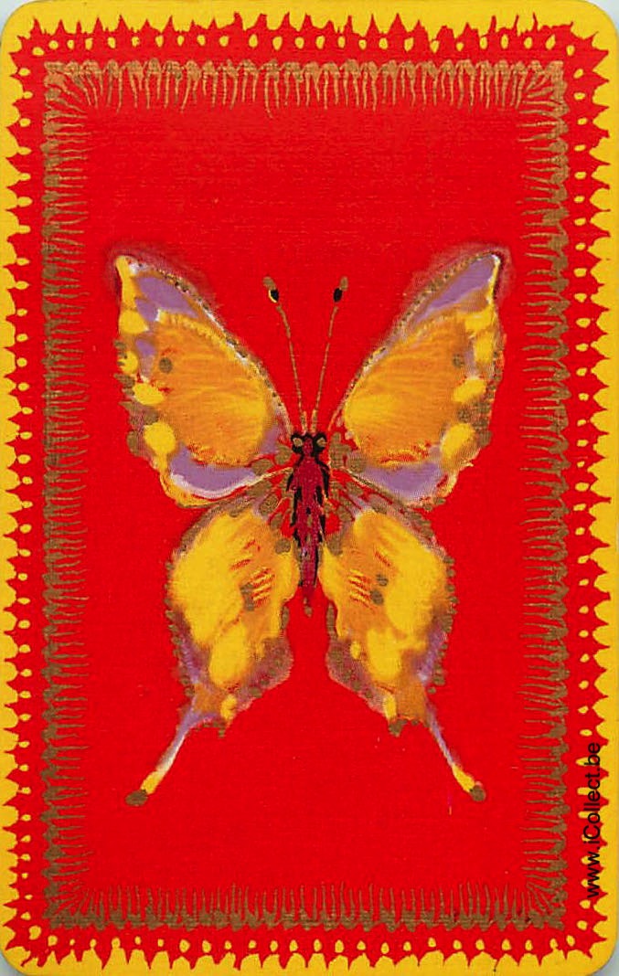 Single Swap Playing Cards Animal Butterfly (PS24-11B) - Click Image to Close