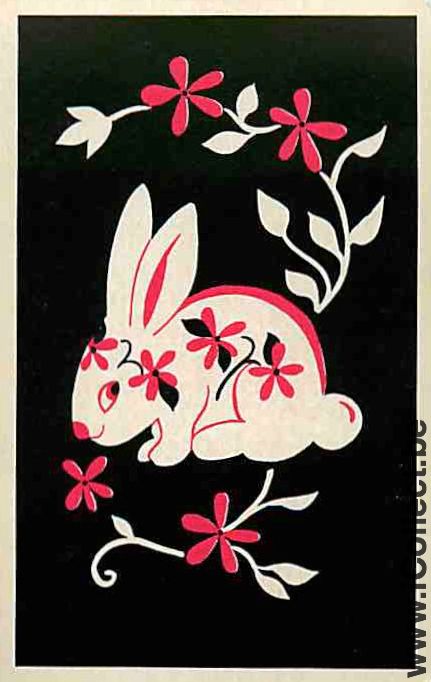 Single Playing Cards Animal Rabbit (PS09-51I)