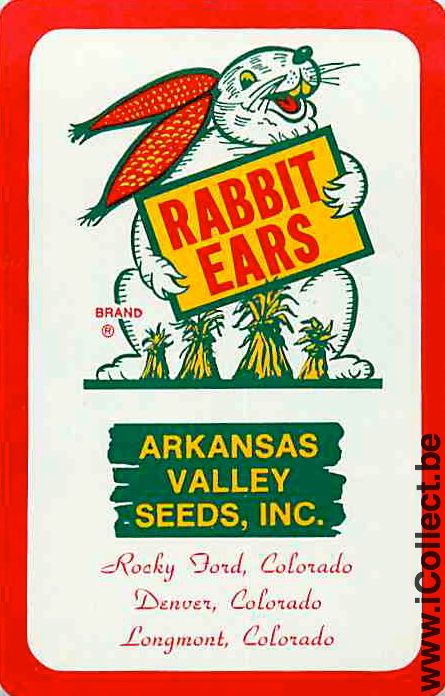 Single Playing Cards Animal Rabbit (PS09-52C)