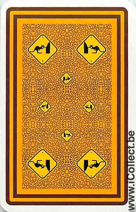 Single Playing Cards Animal Wallaby (PS09-54F)