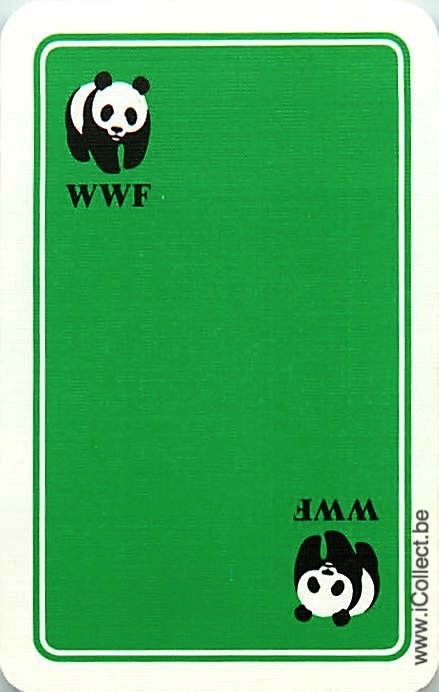 Single Swap Playing Cards Animal Panda WWF (PS02-52H)