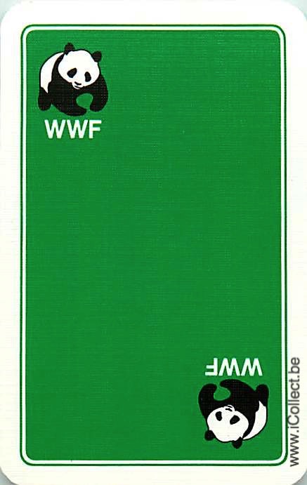 Single Swap Playing Cards Animal Panda WWF (PS02-54A) - Click Image to Close