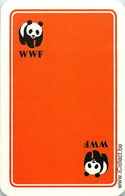 Single Swap Playing Cards Animal Panda WWF (PS02-54B)
