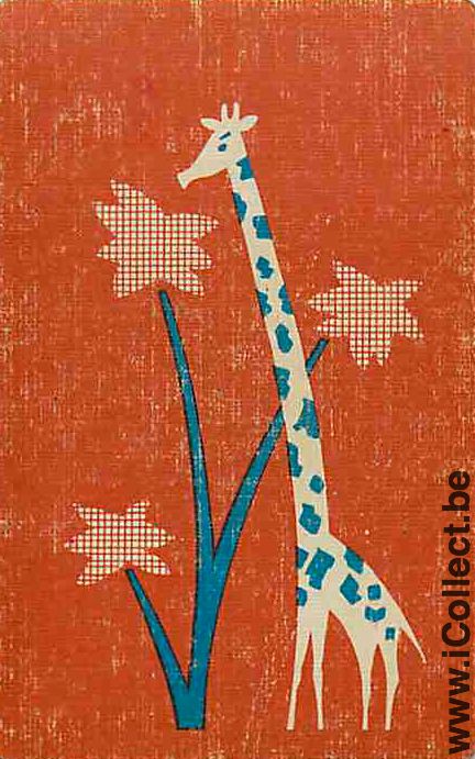 Single Playing Cards Animal Giraffe (PS09-56B)