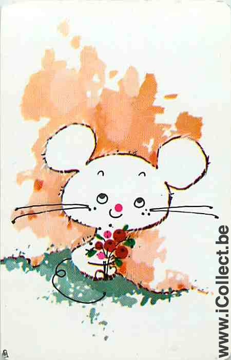 Single Playing Cards Animal Mouse (PS09-57A)