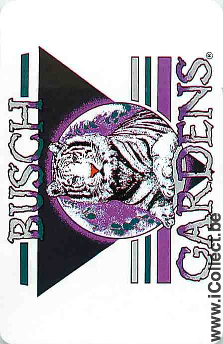 Single Playing Cards Animal Tiger (PS09-59E) - Click Image to Close