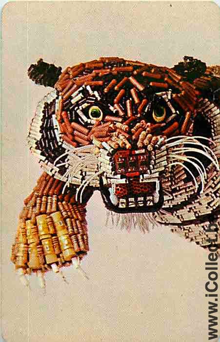 Single Playing Cards Animal Tiger (PS09-59F)