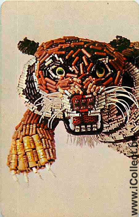 Single Playing Cards Animal Tiger (PS09-59F) - Click Image to Close