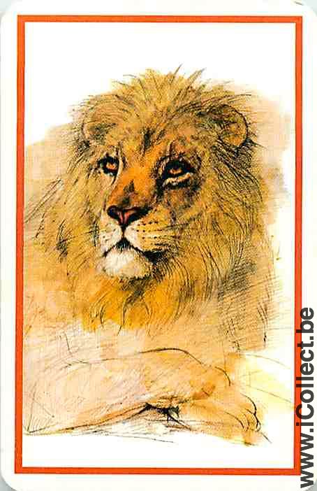 Single Swap Playing Cards Lion (PS10-02C)