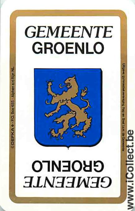 Single Swap Playing Cards Lion Groenlo (PS10-02G)
