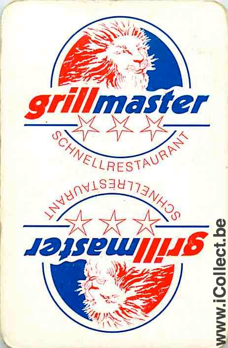 Single Swap Playing Cards Lion Grillmaster (PS10-04E)