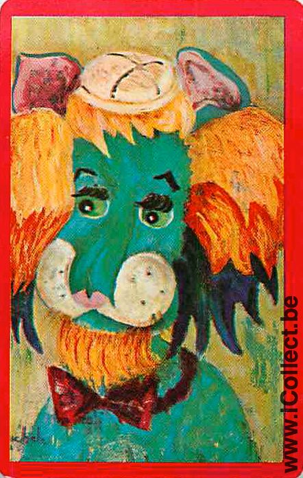 Single Playing Cards Animal Lion (PS16-16H)