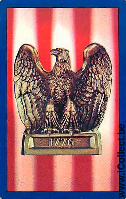 Single Playing Cards Animal Eagle 1776 (PS10-07A)