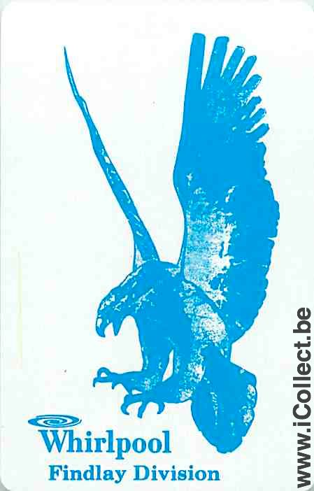 Single Playing Cards Animal Eagle Whirpool (PS10-08A) - Click Image to Close