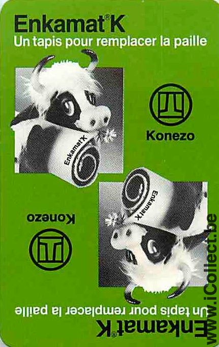 Single Swap Playing Cards Animal Cow Konezo (PS10-19G)