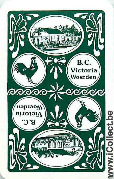 Single Playing Cards Animal Cock B.C. Victoria (PS10-22G) - Click Image to Close