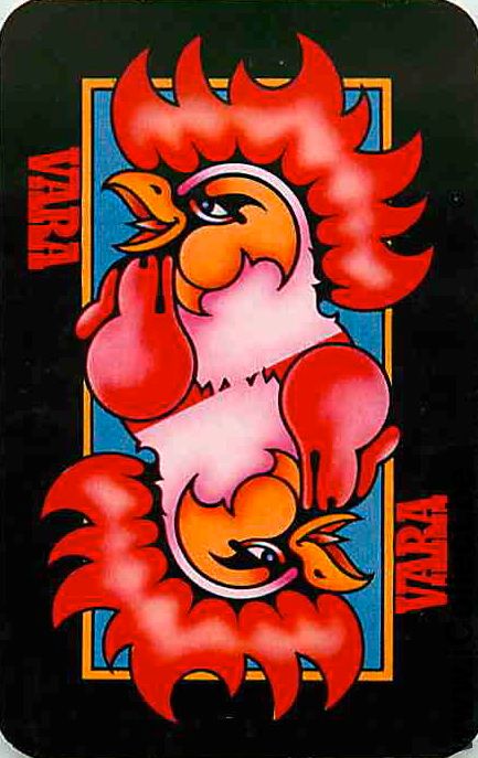 Single Swap Playing Cards Animal Cock Vara (PS10-22I) - Click Image to Close