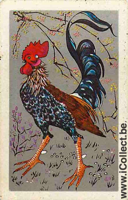 Single Swap Playing Cards Animal Cock (PS01-18C)