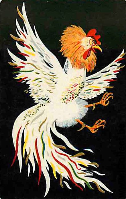 Single Swap Playing Cards Animal Chicken (PS10-25A) - Click Image to Close