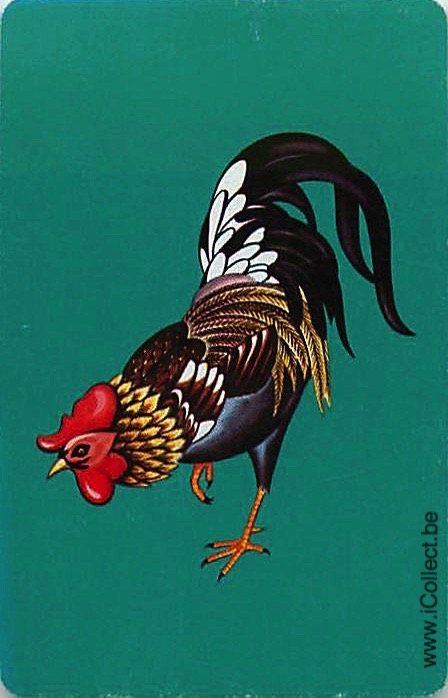 Single Swap Playing Cards Animal Cock (PS20-06A)