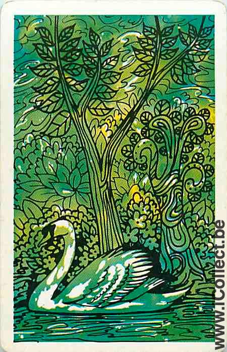 Single Playing Cards Animal Swan (PS12-09B)