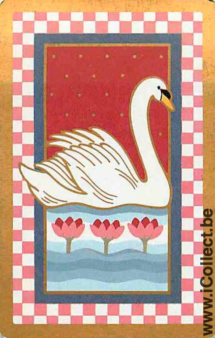 Single Playing Cards Animal Swan (PS12-09D)