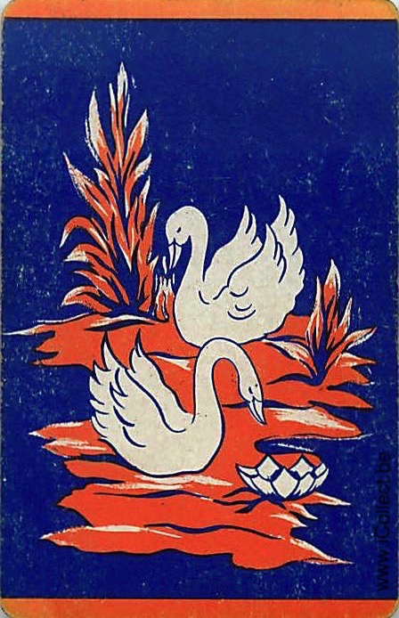 Single Swap Playing Cards Animal Swan (PS20-05E)