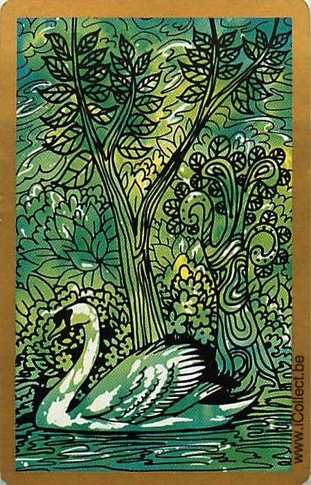 Single Swap Playing Cards Animal Swan (PS20-05I) - Click Image to Close