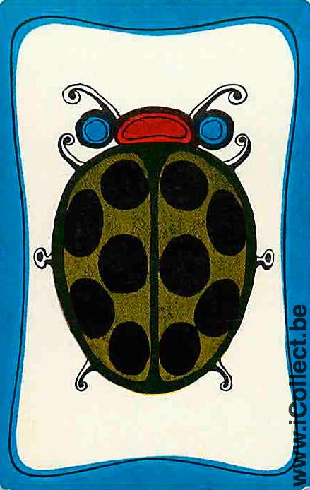 Single Playing Cards Animal Ladybug (PS12-22I) - Click Image to Close