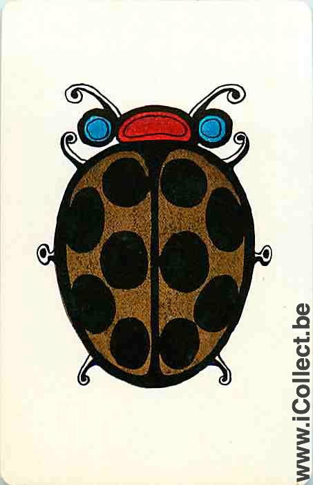 Single Playing Cards Animal Ladybug (PS12-23D)