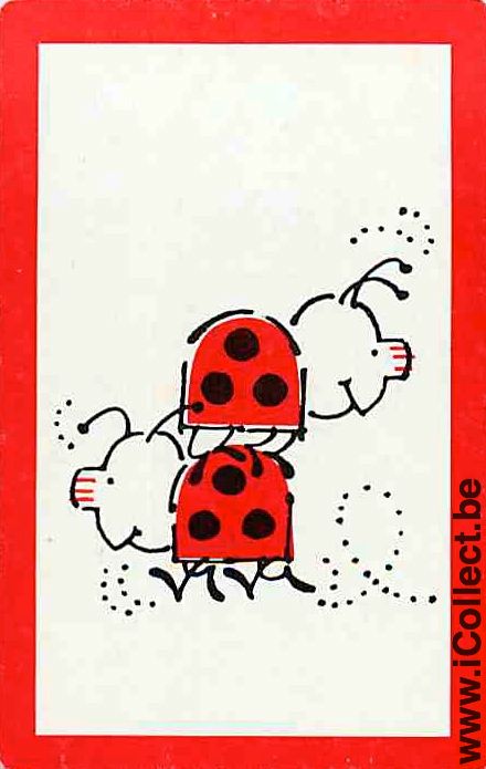 Single Playing Cards Animal Ladybug (PS12-23F)