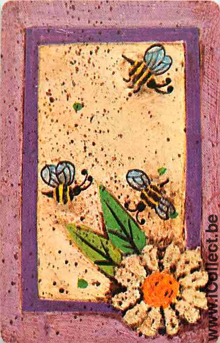 Single Playing Cards Animal Bees (PS12-23I) - Click Image to Close