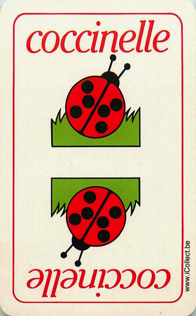 Single Swap Playing Cards Animal Coccinelle (PS24-11D) - Click Image to Close