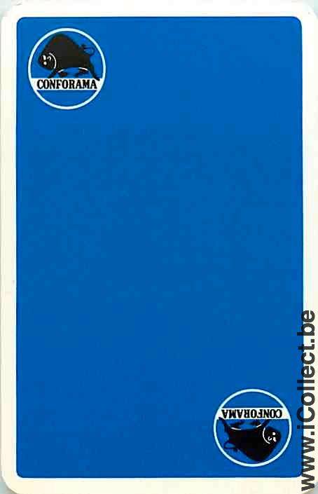 Single Playing Cards Animal Bull Conforama (PS14-05B)