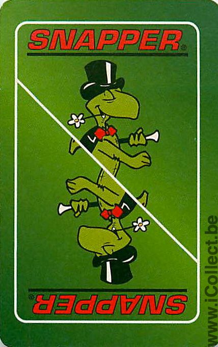 Single Swap Playing Cards Animal Turtle Snapper (PS01-45A) - Click Image to Close