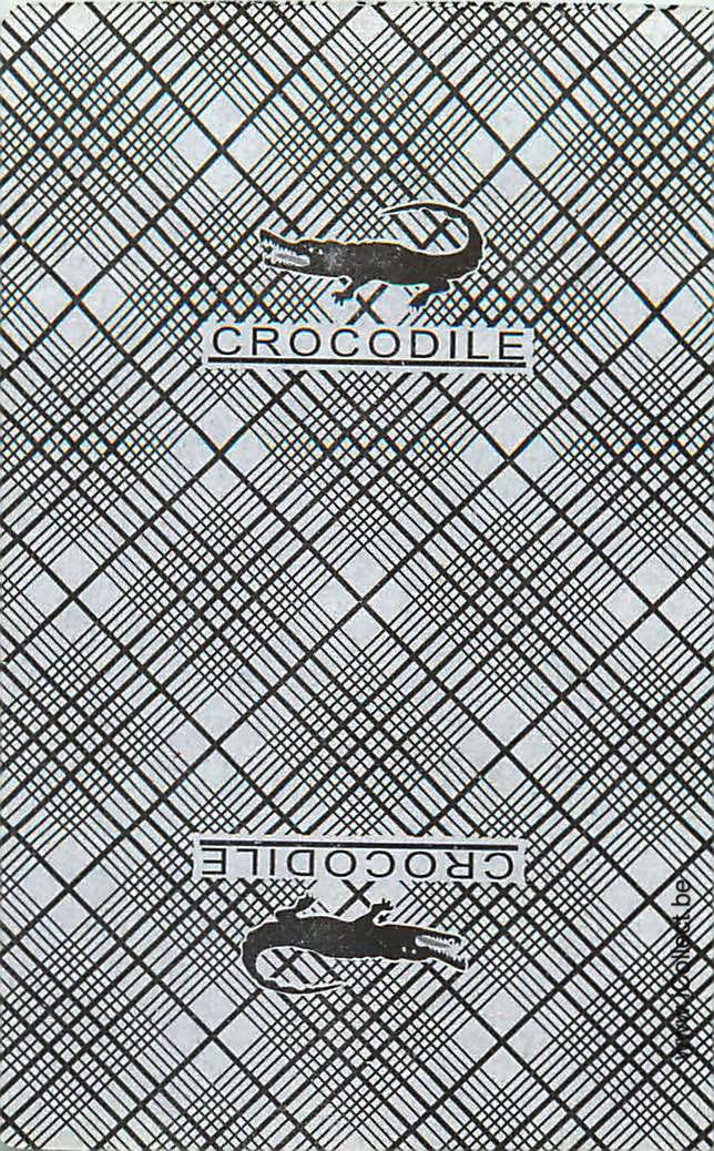 Single Swap Playing Cards Animal Crocodile (PS02-25A) - Click Image to Close