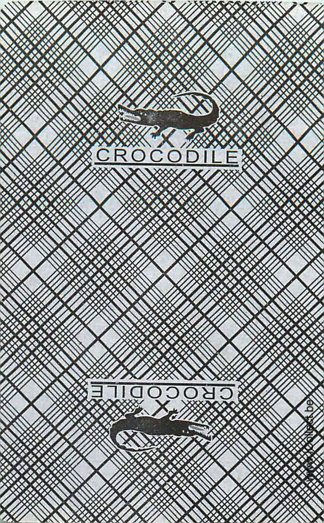 Single Swap Playing Cards Animal Crocodile (PS02-25A)