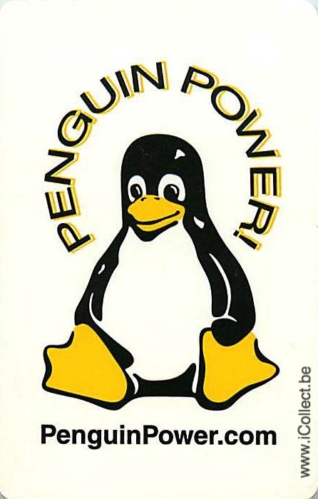 Single Swap Playing Cards Animal Penguin Power (PS20-04D)