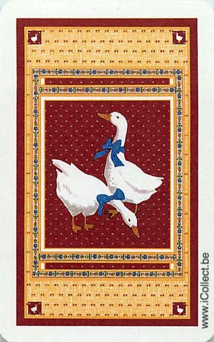 Single Swap Playing Cards Animal Goose (PS20-06F) - Click Image to Close