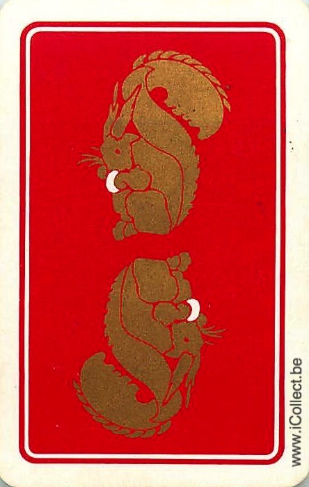 Single Swap Playing Cards Animal Squirrel (PS20-07B)