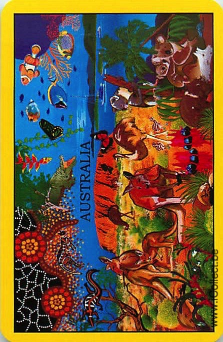 Single Swap Playing Cards Animal Australia Wildlife (PS20-48G) - Click Image to Close