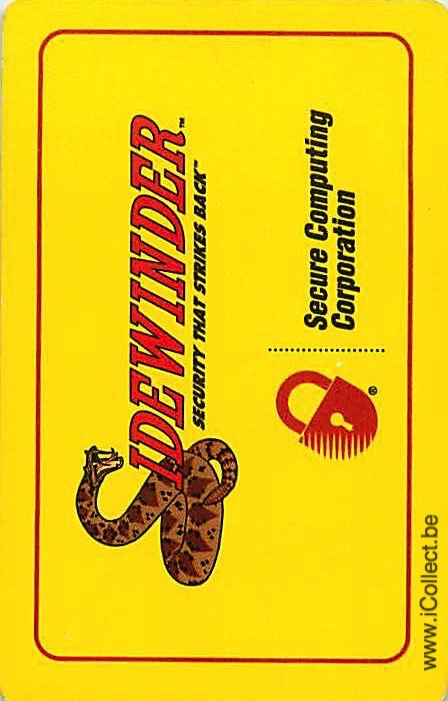 Single Swap Playing Cards Animal Snake (PS21-49B) - Click Image to Close