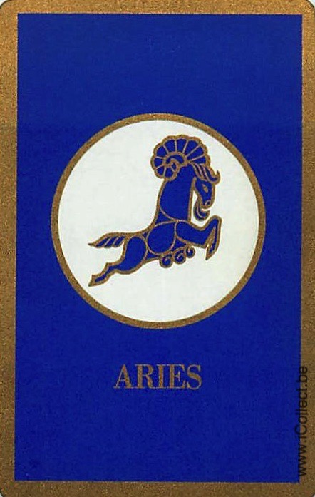 Single Swap Playing Cards Animal Aries (PS18-48C) - Click Image to Close