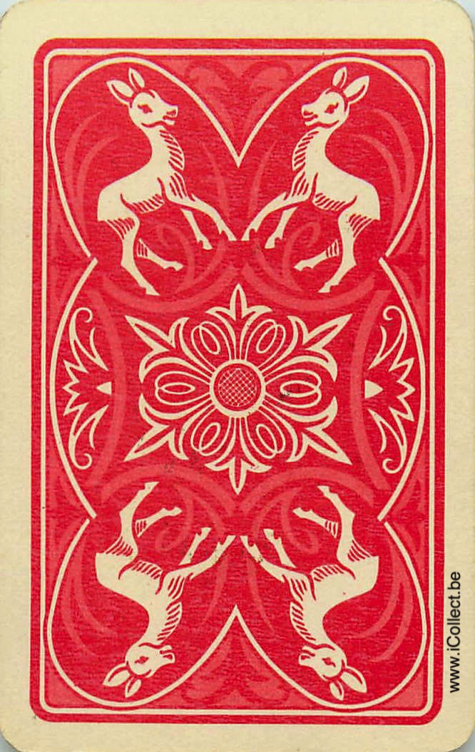 Single Swap Playing Cards Animal Deer (PS24-13H)