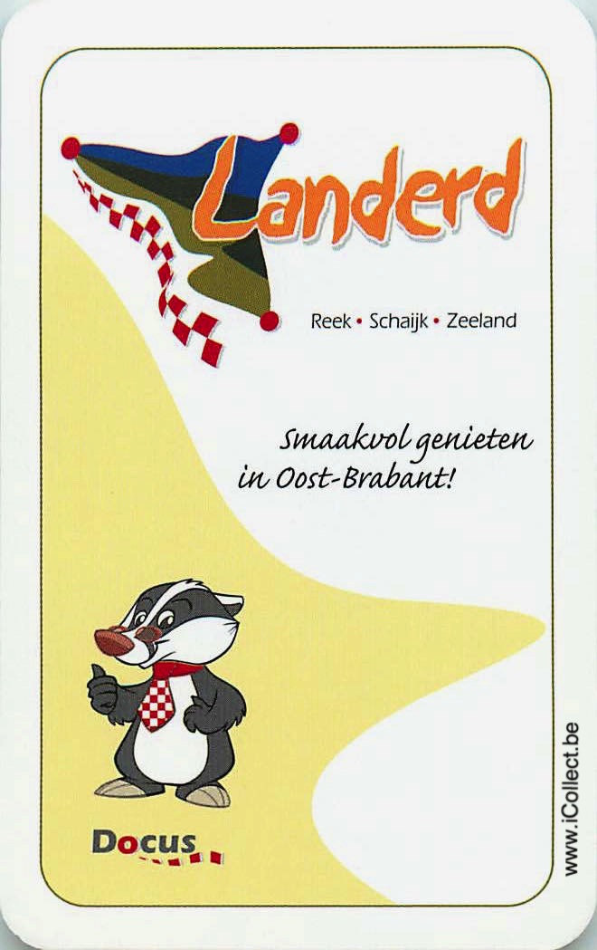 Single Swap Playing Cards Animal Docus Landerd (PS24-15A) - Click Image to Close
